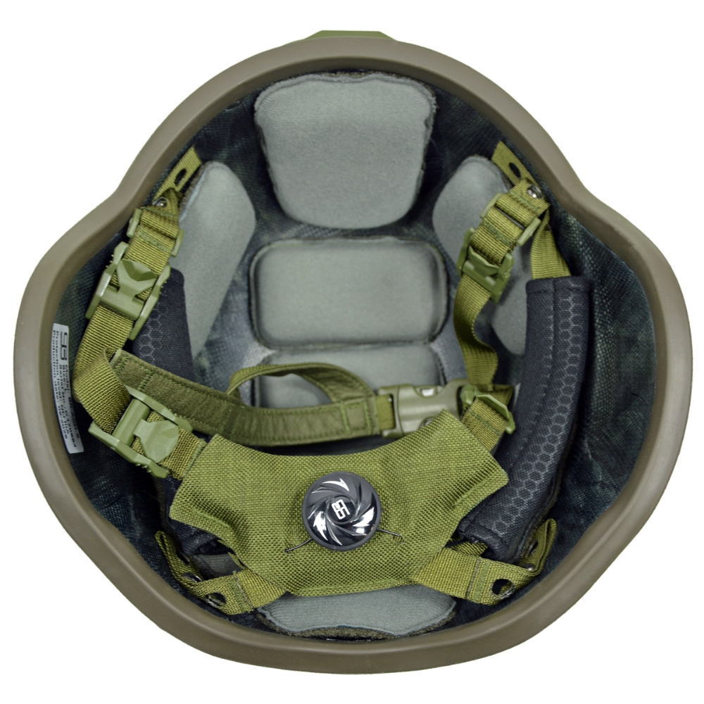 Šestan-Busch BK-ACH Casco balistico moderno a taglio completo livello IIIA Guide laterali NVG