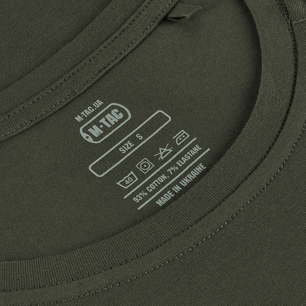 T-shirt M-Tac 93/7 Summer Comfort Fit in cotone elasticizzato leggero verde militare