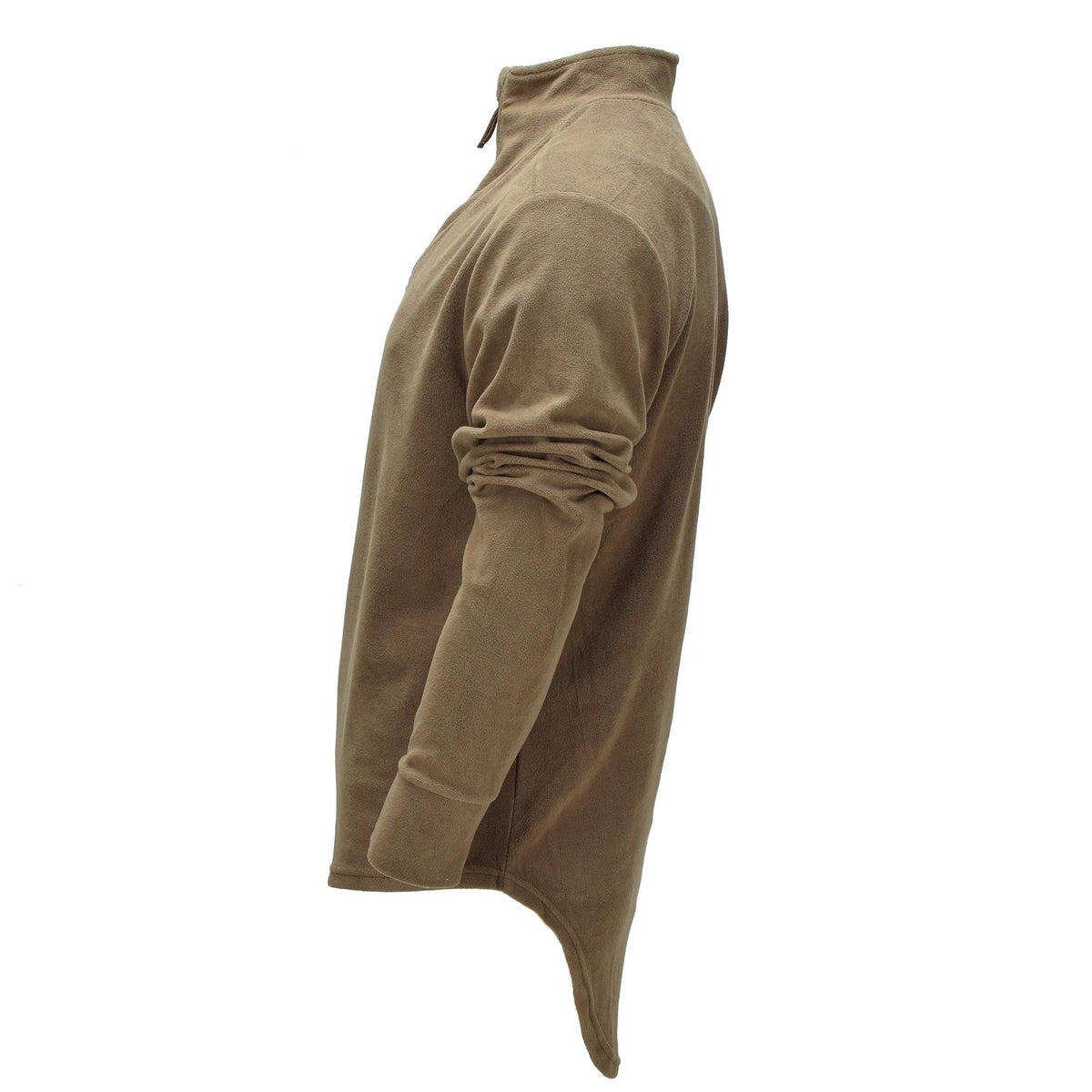 Canottiera termica da combattimento originale British Army PCS con mezza zip oliva chiaro