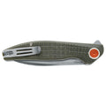 Fox Knives ARTIA BF-765 OD Coltello tascabile pieghevole Drop Point in acciaio inossidabile D2