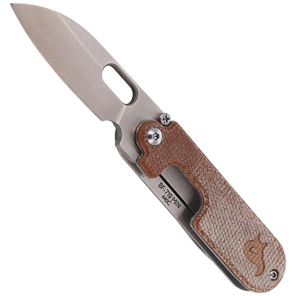 Coltello tascabile chiudibile Fox Knives BEAN GEN2 manico in Micarta in acciaio inox 440C