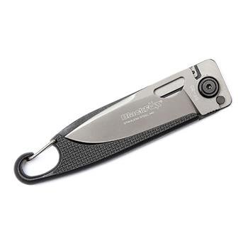 Coltello chiudibile Fox Knives Brand Baroni in acciaio 440 rivestito in titanio manico nero