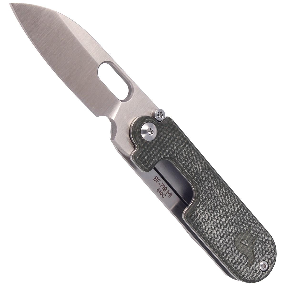 Coltello tascabile pieghevole Fox Knives Brand BEAN GEN2 in acciaio inossidabile 440C satinato