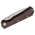 Coltello chiudibile Fox Knives Marca CIOL in acciaio Micarta 440C con fodero in cuoio satinato