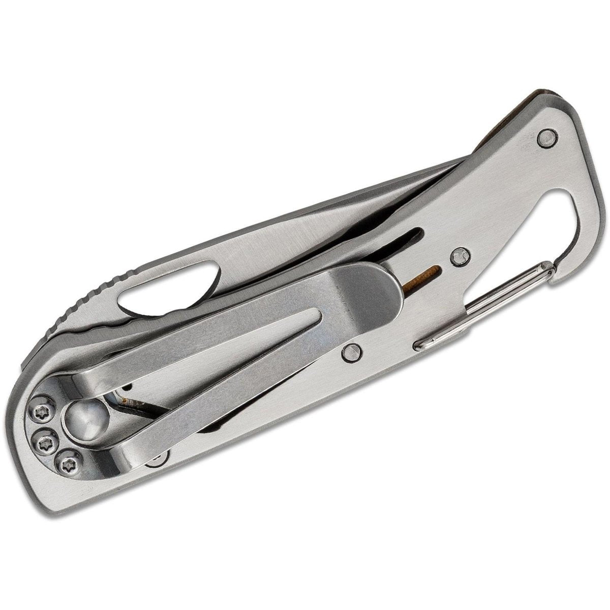 Coltello tascabile pieghevole Fox Knives Brand manico in legno rivestito in acciaio inossidabile 440 satinato