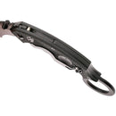 Fox Knives Marca Italia Coltello chiudibile Chiropteka Karambit in acciaio inox nero