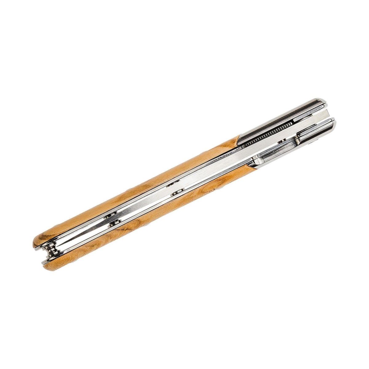 Coltello chiudibile Fox Knives Marca Italia Elite in acciaio inox N690CO Legno di ulivo