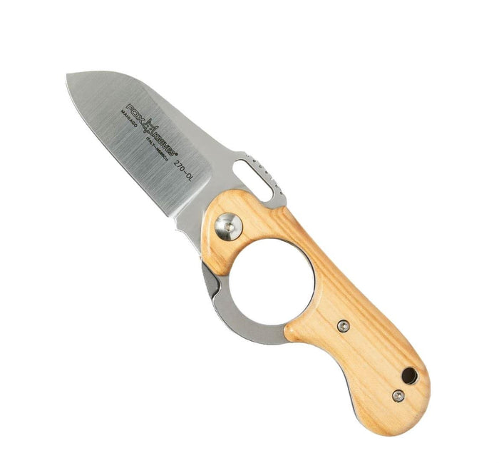 Coltello chiudibile Fox Knives Brand Italia Elite in acciaio inox manico in legno d'ulivo - GoMilitar