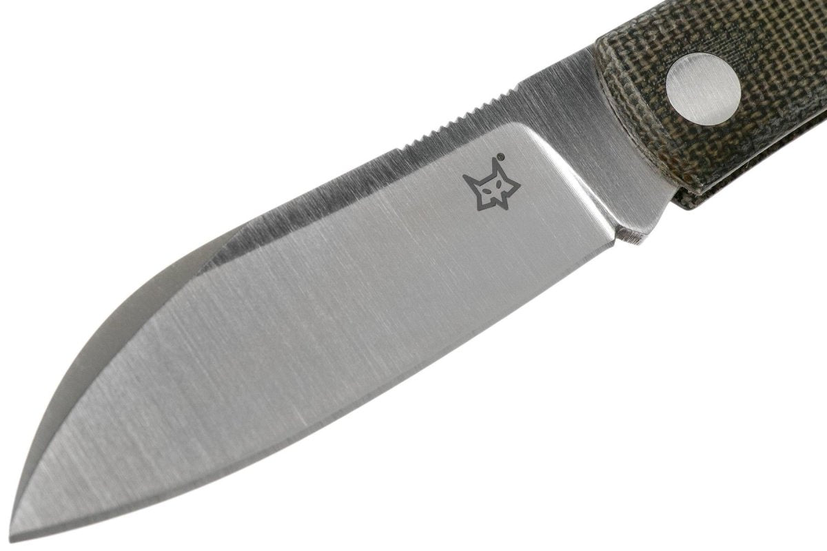 Coltello chiudibile Fox Knives Marca Italia Livri in acciaio inox M390 Verde Micarta