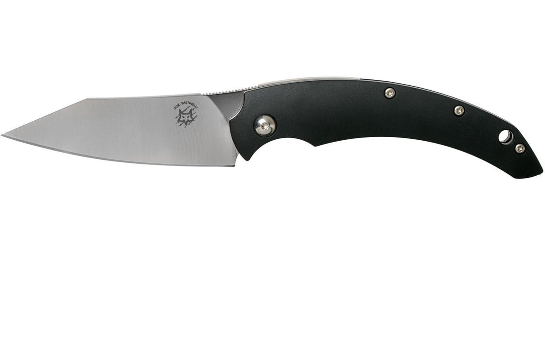 Fox Knives Marca Italia Coltello Tascabile SLIM DRAGOTAC in acciaio inox Nero