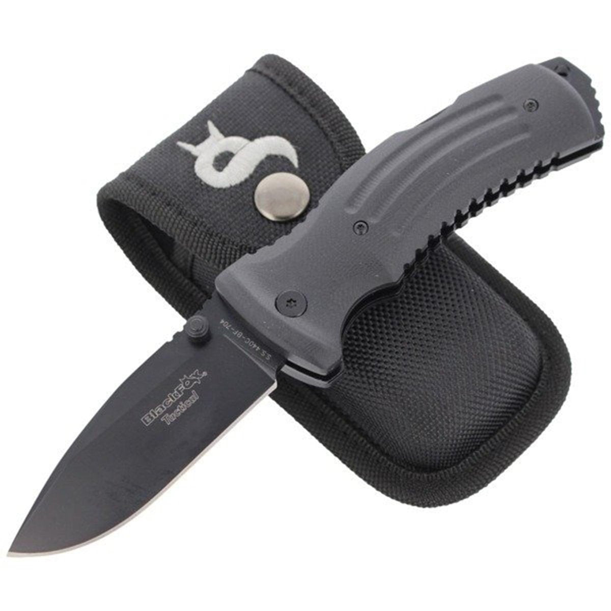 Coltello chiudibile Fox Knives marca KUMA manico in acciaio inox 440 G10 rivestito in titanio
