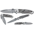 Coltello tascabile Fox Knives Brand pieghevole rivestito in titanio inossidabile 440 in legno nero
