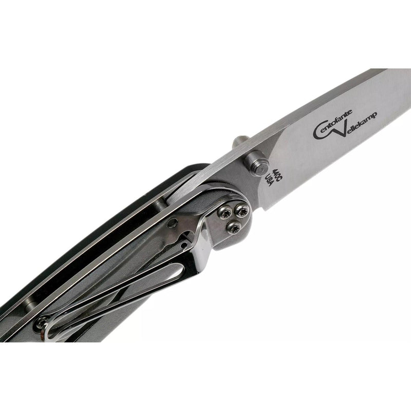 Fox Knives CITIZEN CENTOFANTE pocket knife plain spear point folding knife black - GoMilitar