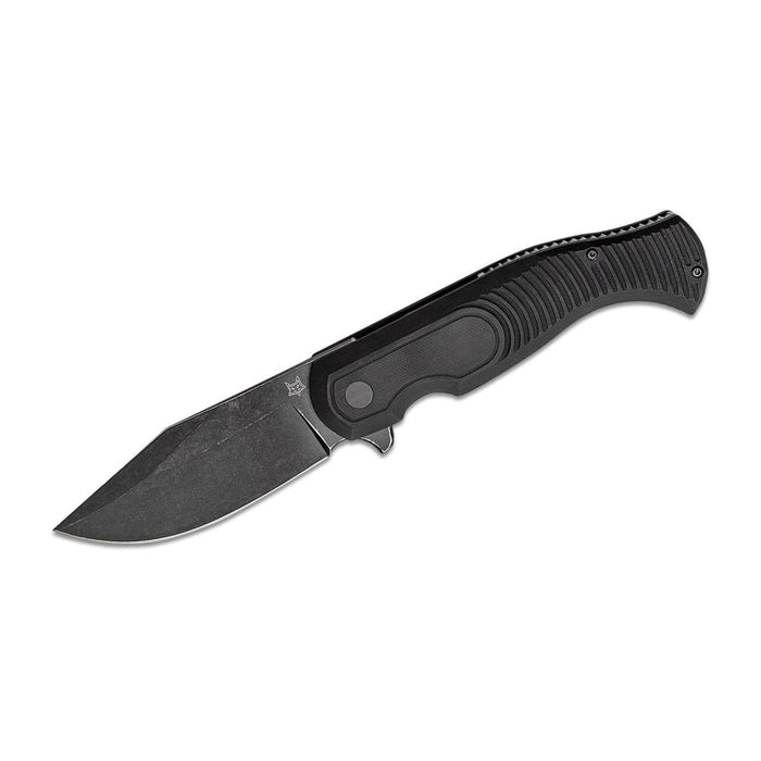 Coltello tascabile Fox Knives EASTWOOD TIGER ad alta velocità in acciaio D2 G10 nero tattico - GoMilitar