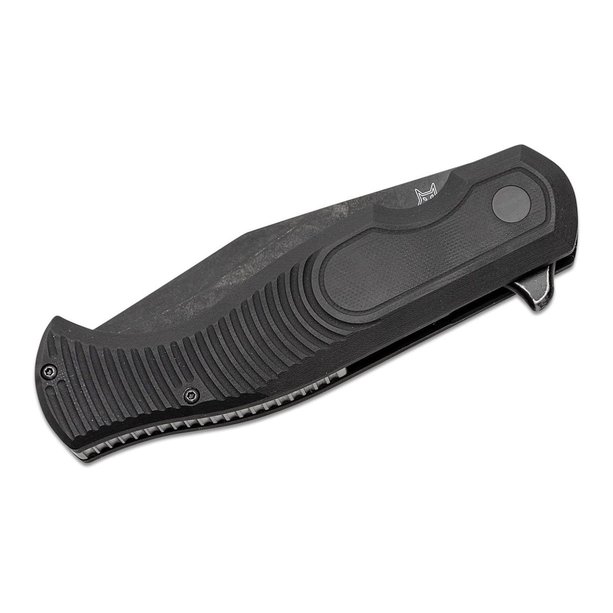 Fox Knives EASTWOOD TIGER Coltello tascabile ad alta velocità in acciaio D2 G10 nero tattico