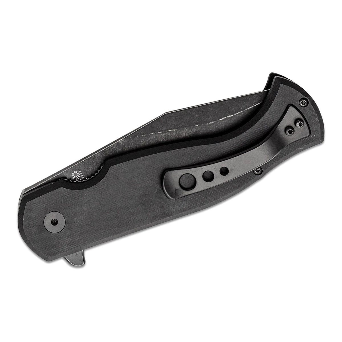 Fox Knives EASTWOOD TIGER Coltello tascabile ad alta velocità in acciaio D2 G10 nero tattico