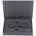 Coltello tascabile chiudibile Fox Knives ECHO 1 con rivestimento Idroglider stone wash nero