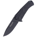 Coltello tascabile chiudibile Fox Knives ECHO 1 con rivestimento Idroglider stone wash nero