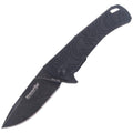 Coltello tascabile chiudibile Fox Knives ECHO 1 con rivestimento Idroglider stone wash nero
