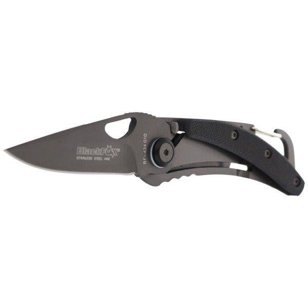 Coltello chiudibile Fox Knives manico in acciaio 440 rivestito in titanio nero