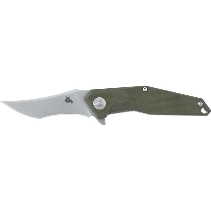 Fox Knives Coltello Tascabile Fox Knives KRAVI SHAI 440C Stone Washed G10 Verde 2.76 - GoMilitar