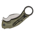 Fox Knives FX-591 ODSW coltello tascabile karambit black bird pieghevole tattico Hawkbill