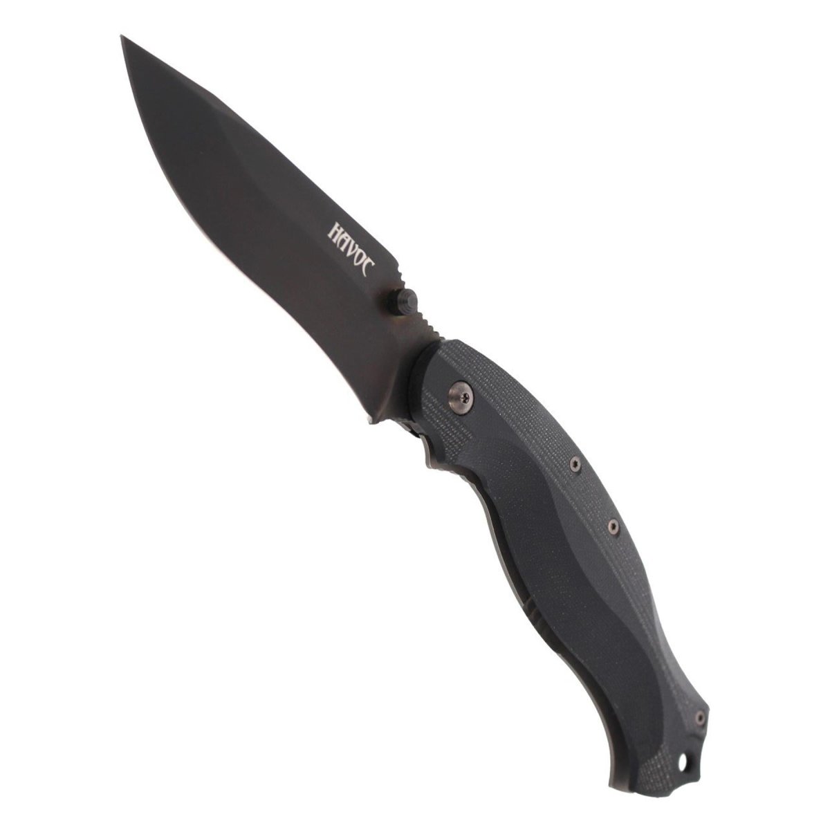 Coltello chiudibile Fox Knives HAVOC lama drop point in titanio con blocco telaio in acciaio N690Co