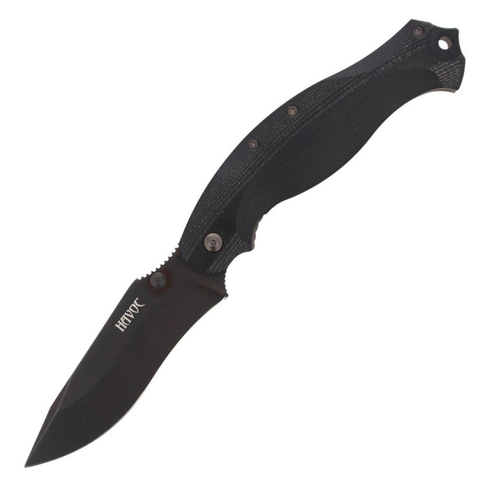 Coltello chiudibile Fox Knives HAVOC lama drop point titanio frame lock acciaio N690Co - GoMilitar