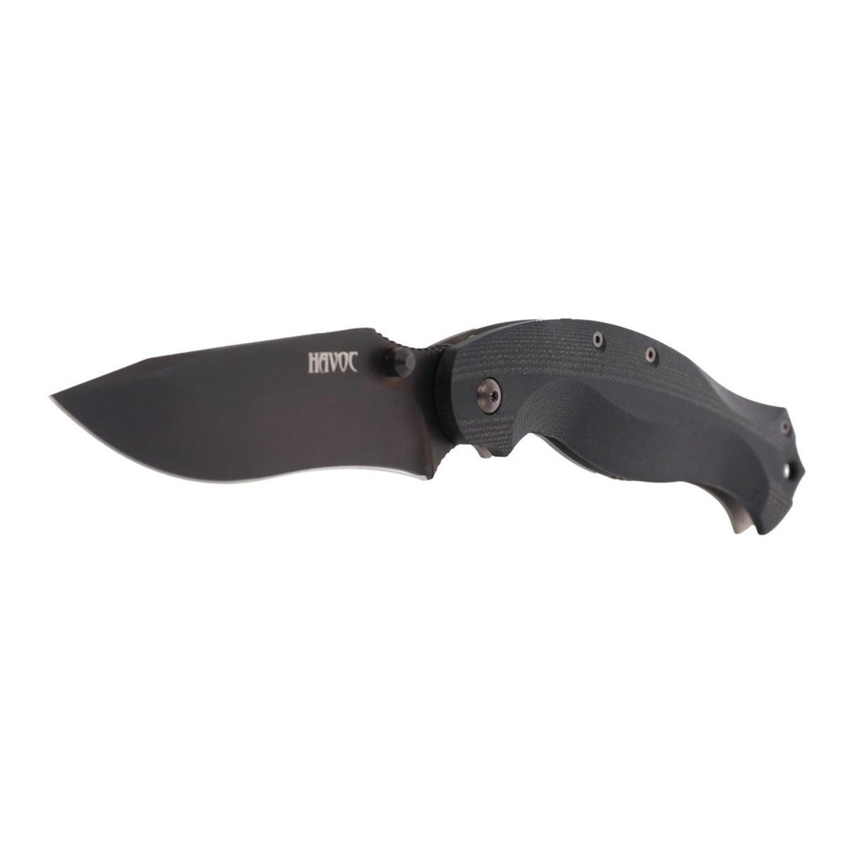 Coltello tascabile Fox Knives HAVOC coltello chiudibile frame lock in titanio manico G10 nero