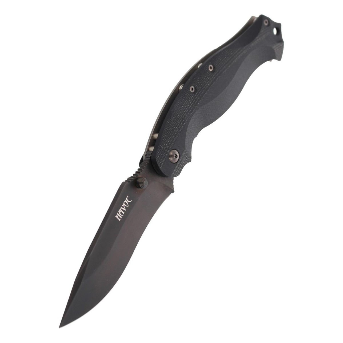 Coltello tascabile Fox Knives HAVOC coltello chiudibile frame lock in titanio manico G10 nero