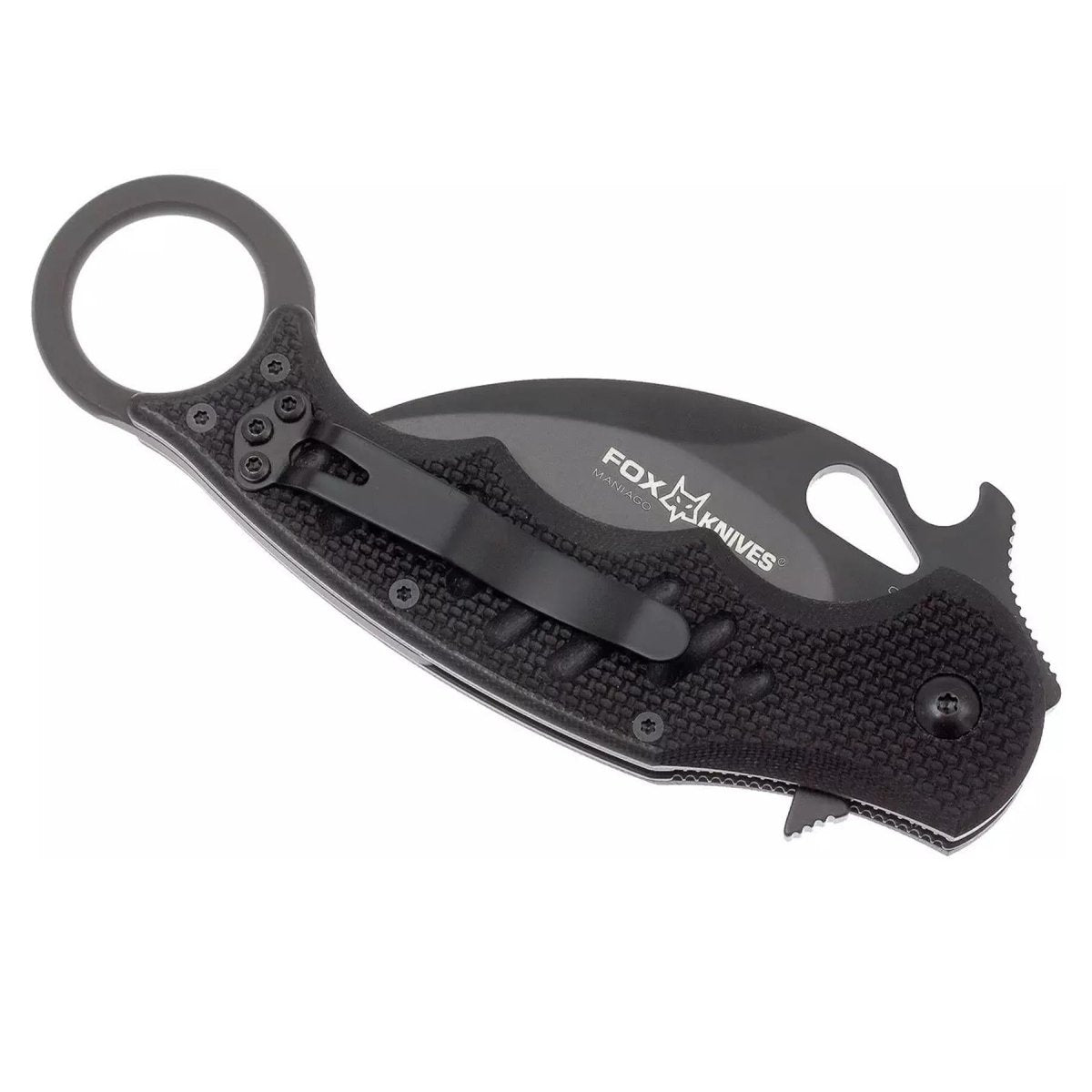 Mini coltello chiudibile Fox Knives Karambit FX-479 in acciaio N690C lama idroglider nera