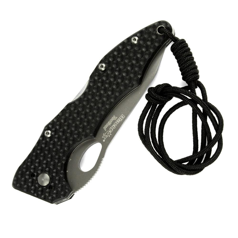 Coltello tattico chiudibile Fox Knives Tactical BF-105T lama in acciaio inox rivestita in titanio nero