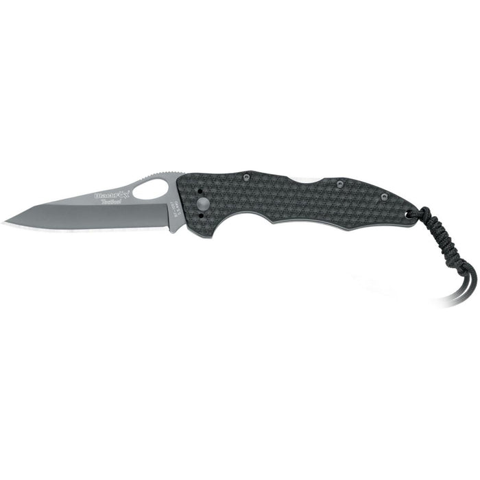 Fox Knives Tactical BF - Coltello tattico chiudibile 105T lama in acciaio inox rivestita in titanio nero - GoMilitar