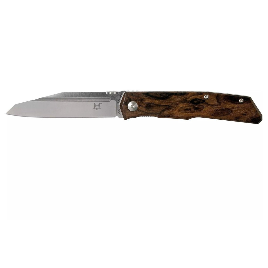 Coltello tascabile da uomo Fox Knives Terzuola Design manico in ziricote satinato