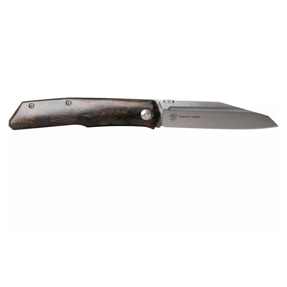 Coltello tascabile da uomo Fox Knives Terzuola Design manico in ziricote satinato
