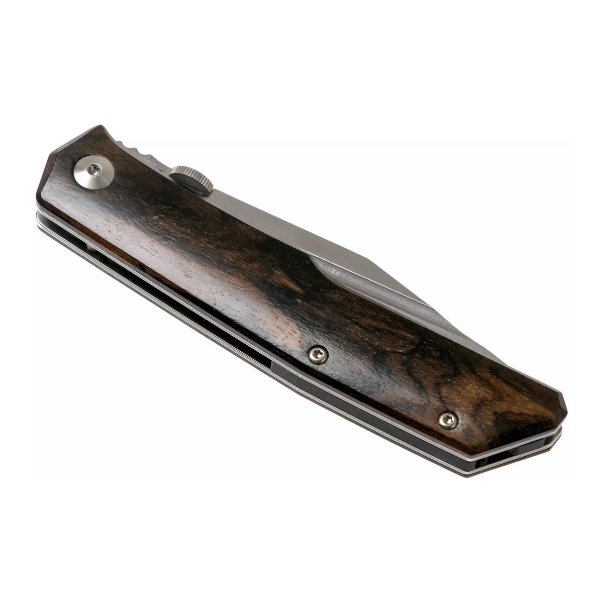 Coltello tascabile da uomo Fox Knives Terzuola Design manico in ziricote satinato