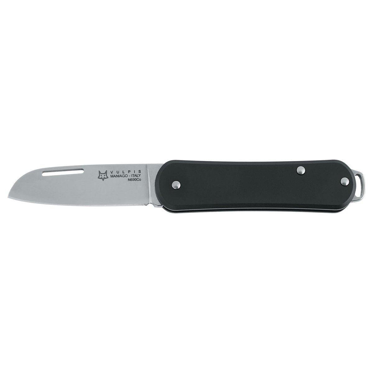 Coltello Chiudibile Fox Knives VULPIS FX-VP108 BK Acciaio Inox N690Co Nero