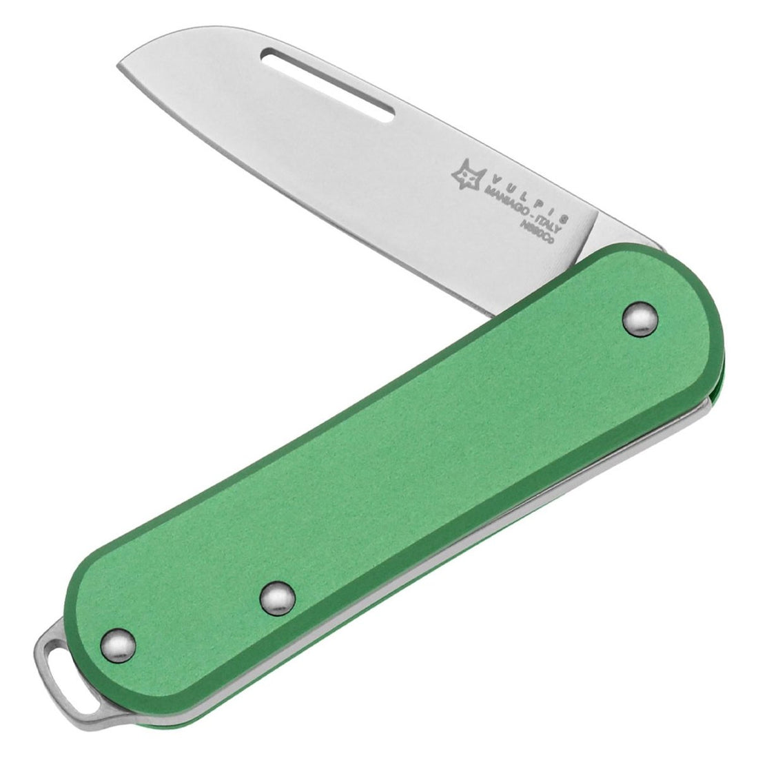 Coltello Tascabile Chiudibile Fox Knives VULPIS FX-VP108 OD Acciaio Inox N690Co Verde