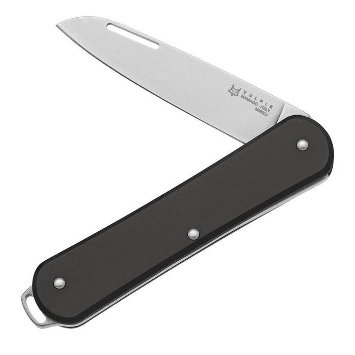Fox Knives VULPIS FX - VP130 BK Coltello Chiudibile in Acciaio Inox N690Co Nero - GoMilitar