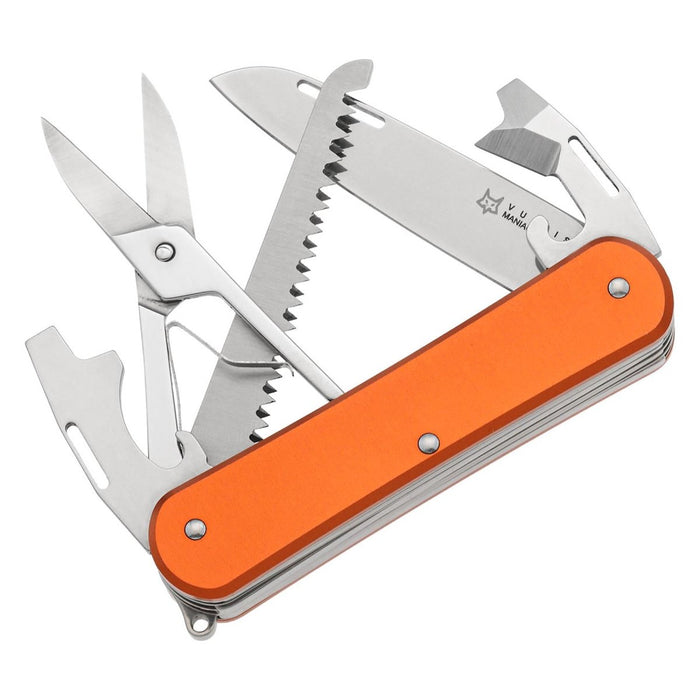 Coltello Multiutensile Fox Knives VULPIS FX-VP130-SF5 OR Lama in Acciaio N690Co Arancio - GoMilitar