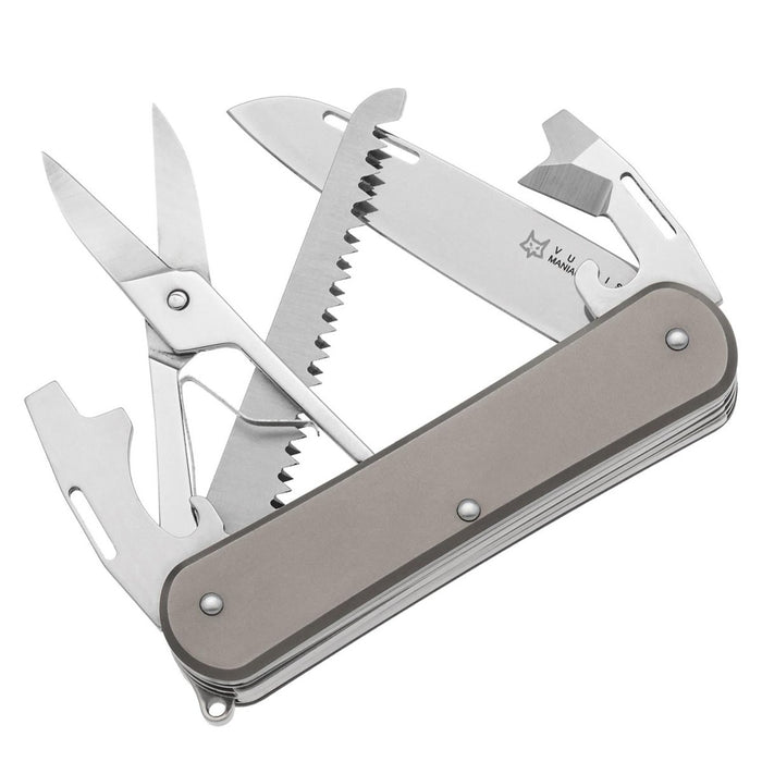 Coltello Tascabile Multiuso Fox Knives VULPIS FX-VP130-SF5 TI Acciaio Inox M390 - GoMilitar