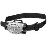 Lampada frontale Fox per esterni 8 bianchi 2 LED rossi Angolo regolabile Antispruzzo Nera