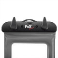 Fox Smartphone esterno Spacco trasparente Clustura impermeabile a risarcimento Black