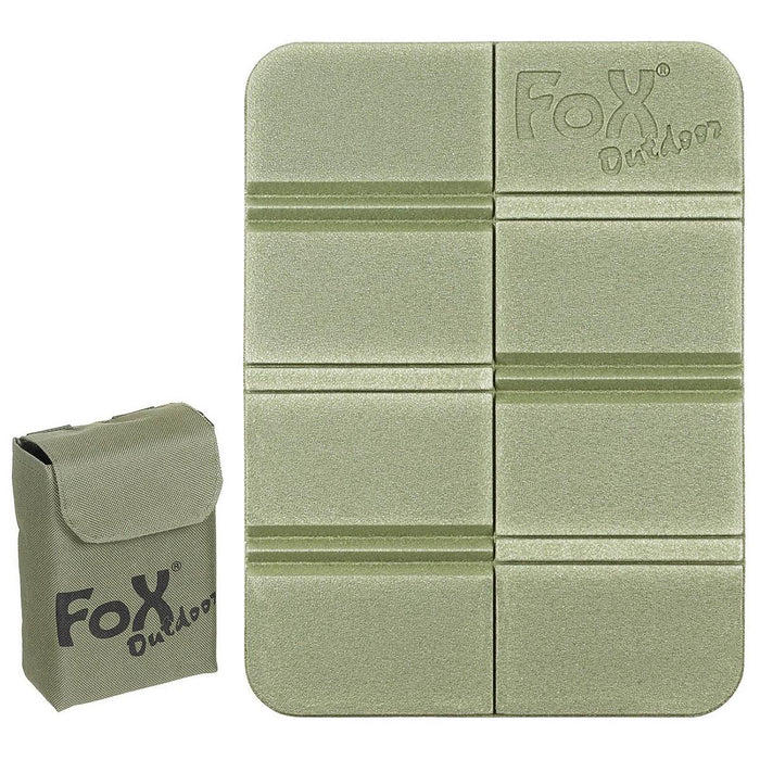 Fondello termico per sedile Fox Outdoor, custodia Molle pieghevole antiscivolo inclusa Oliva - GoMilitar