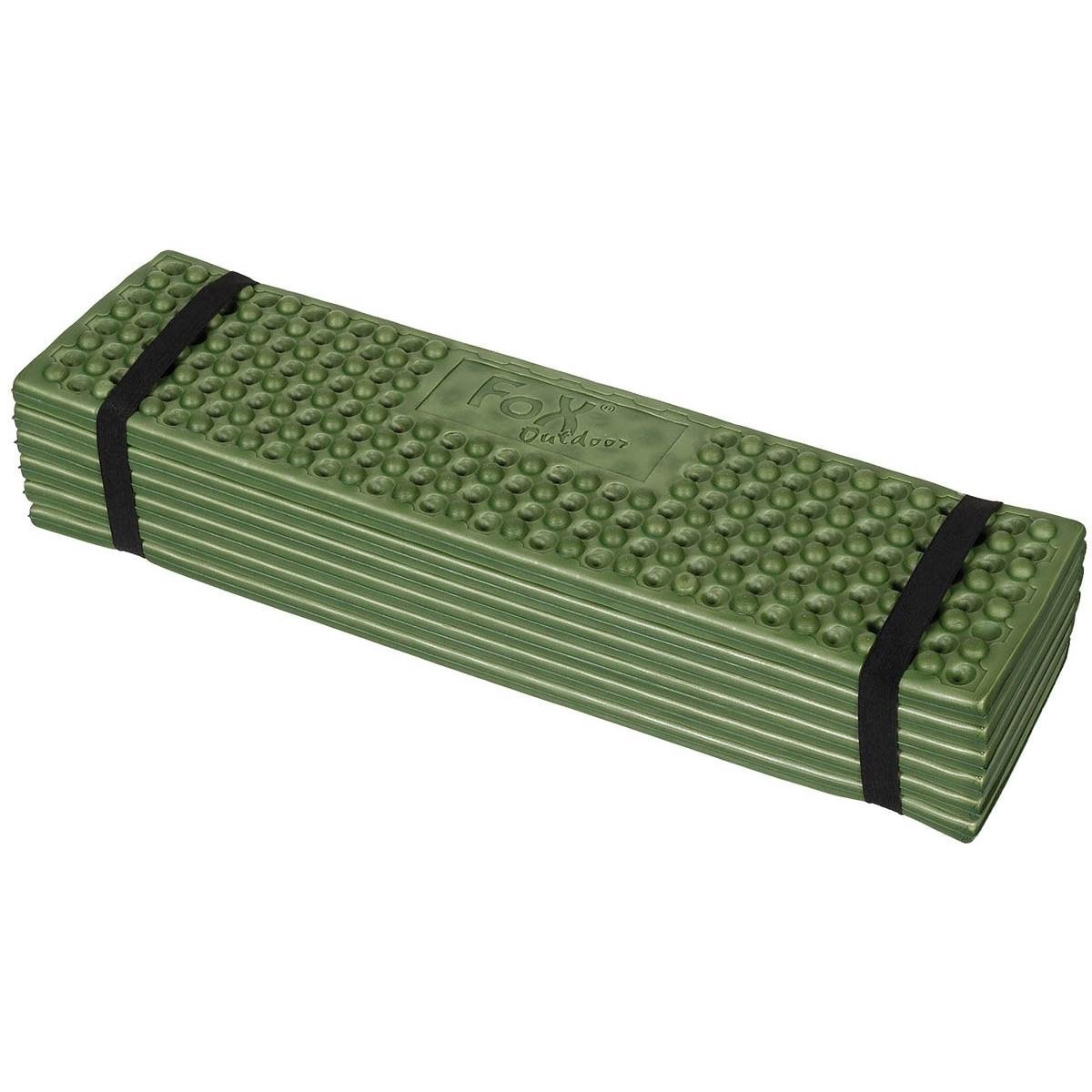 FoX Outdoor Materassino termico pieghevole Materassino da campeggio leggero Oliva