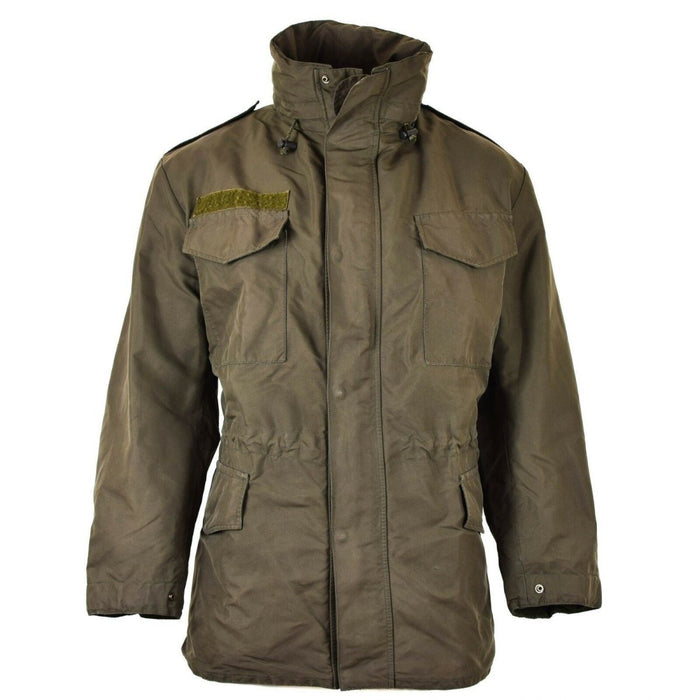Vera giacca da combattimento M65 dell'esercito austriaco GoreTex militare oliva Parka impermeabile - GoMilitar