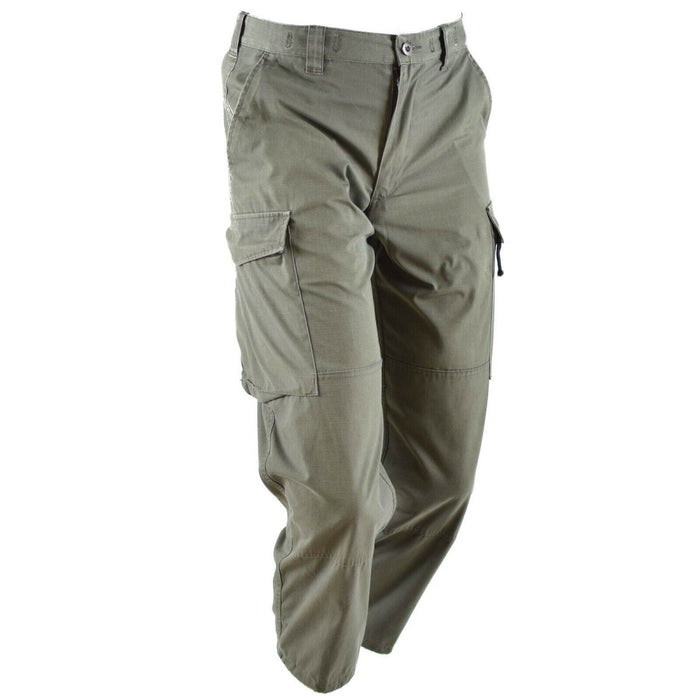 Pantaloni originali dell'esercito austriaco Rip stop OD Pantaloni da campo militare Oliva BDU - GoMilitar