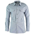 Autentica camicia austriaca dell'esercito grigio servizio militare manica lunga bdu nuovo