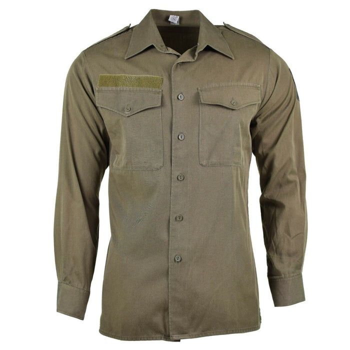 Camicia originale dell'esercito austriaco M65 O.D Militare da combattimento manica lunga Oliva BDU - GoMilitar