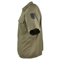 Shirt dell'esercito austriaco autentico M65 O.D Combattimento militare a maniche corte Olive BDU